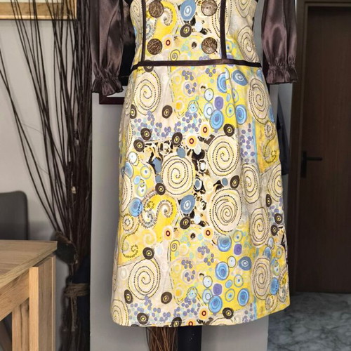 Art Nouveau Midi Dress Gustav Klimt Tree of Life new, artistic design