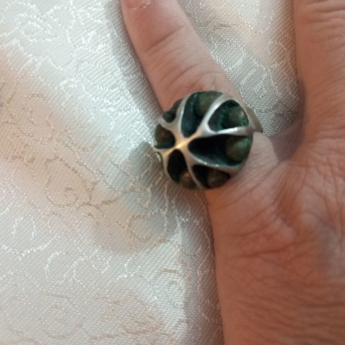 Silver 925 vintage ring used