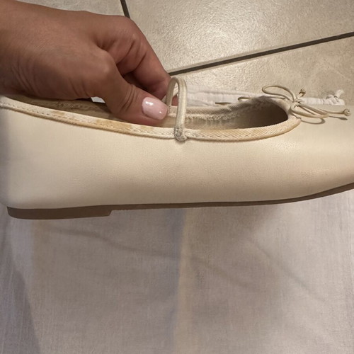 Zara ballerina shoes, beige, size 34