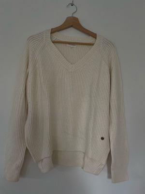 Πουλόβερ Funky Buddha μεταχειρισμένο, μπεζ, μέγεθος S