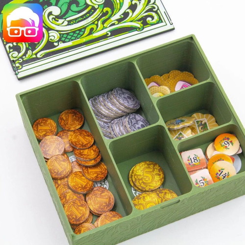 Botanicus Board Game Organizer with Greenhouse Insert new