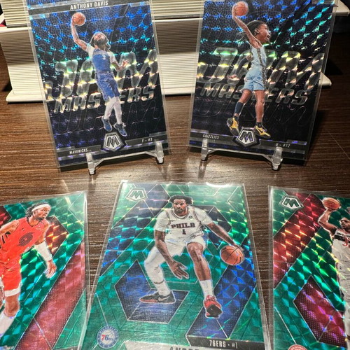 Panini Mosaic NBA 2024-25 pack of 5 special Prizm Jam Masters cards new