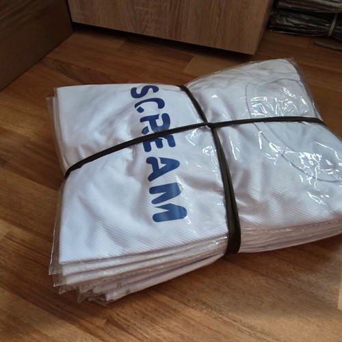 White men's T-shirts size S, pack of 11, new