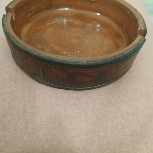 Vintage set of 10 wooden decorations used