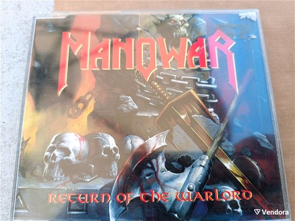  Cd maxi single Manowar  Return Of The Warlord