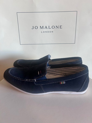 Giorgio Rinaldi men's suede loafers size 42, navy blue