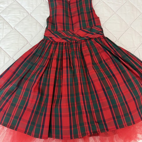 Next dress 4-5 years like new, red and green, 110 cm