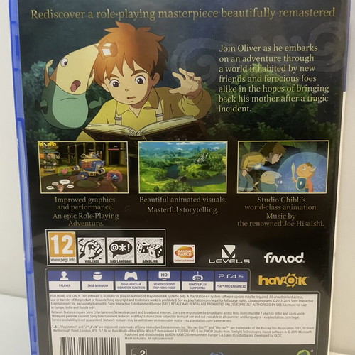 Ni no Kuni Wrath of the White Witch Remastered PS4 game