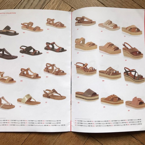 Parex spring - summer 2018 fashion brochure with Stamatina Tsimtsili like new