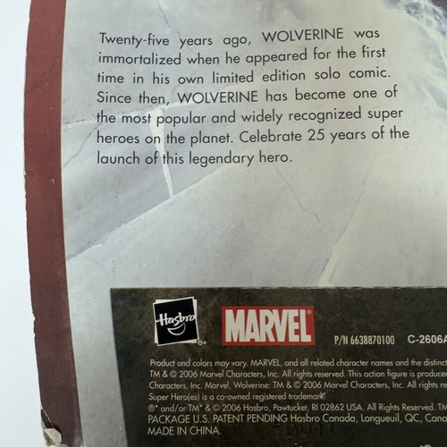 Marvel Legends Wolverine 25th Anniversary Silver Edition action figure new