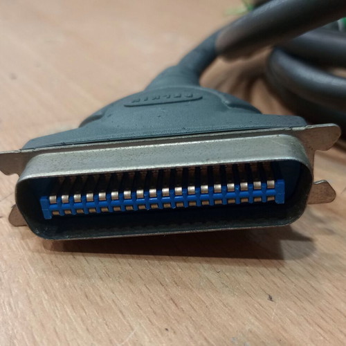 Parallel printer cable D25 Male to C36 used, 3 meters