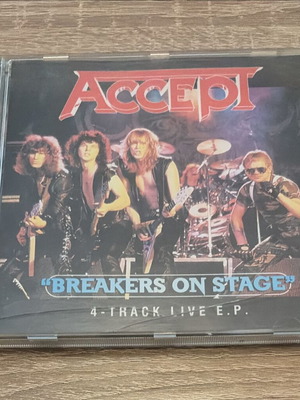 Accept Breakers on Stage 4-Track Live E.P. CD used