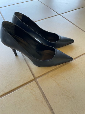Classic blue pumps used, Greek made, size 39