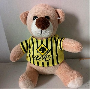 AEK Athens Greek  Plush Teddy Bear w/ Team Jersey 18cm