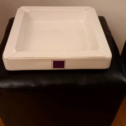 Silk Cut vintage collectible ashtray new 23x23 ceramic purple