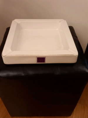Silk Cut vintage collectible ashtray new 23x23 ceramic purple