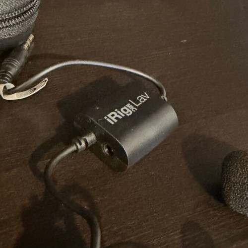 iRig Mic Lav professional lavalier microphone 2-pack like new