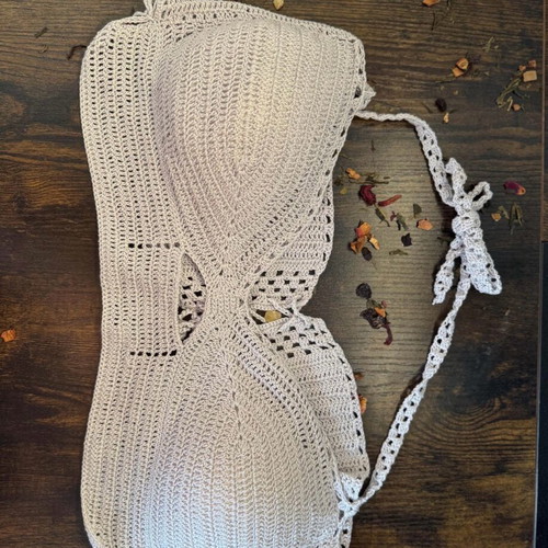 Handmade crochet top new, size L / 40 / 12