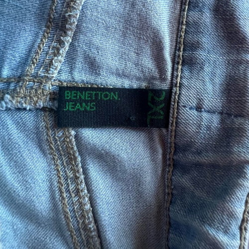 Benetton kids blue denim shorts like new, size XXL