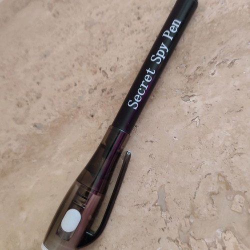 Marker with light for secret messages new