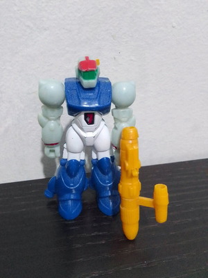 Bootleg robot figure used, 1980s, 10 cm tall