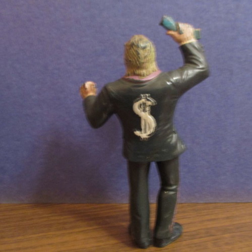 Rubber figure Giants of Catch WWF 1988 LJN Million Dollar Man used