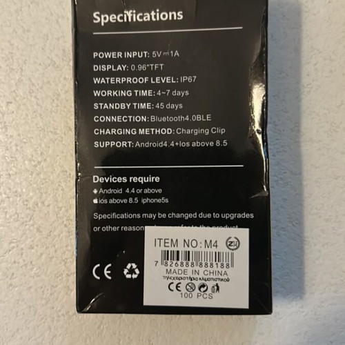 Smartwatch M4 new