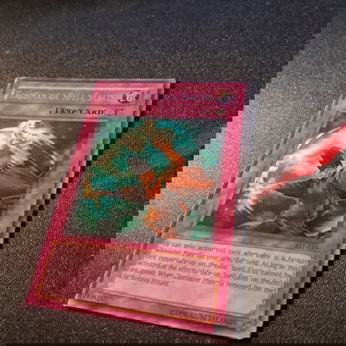 talisman of spell sealing Yu-Gi-Oh (γυαλιστερά γράμματα )