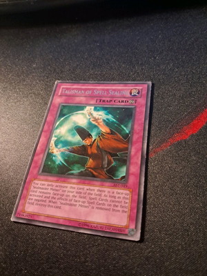 talisman of spell sealing Yu-Gi-Oh (γυαλιστερά γράμματα )