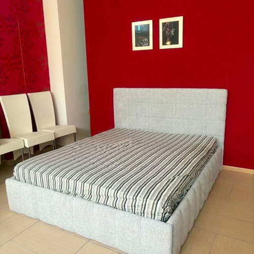 Bed covered with water-repellent fabric for 160x200 mattress, new