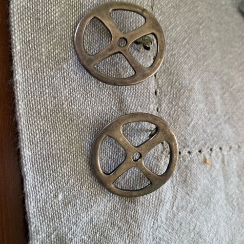 KOUKOS JEWELLERY vintage 925 silver designer earrings