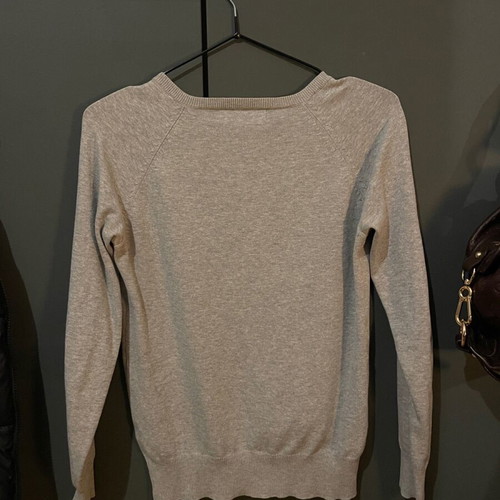 Zara knitwear like new, grey, size S with small sleeve defect