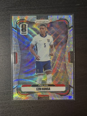 2026 Panini Prizm World Cup Ezri Konsa #116 Wave Prizm England card like new