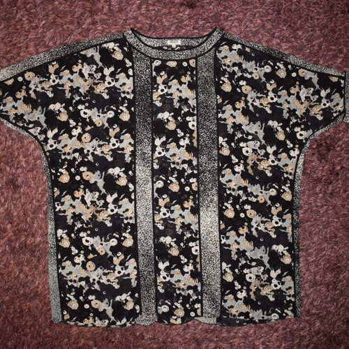 Kenzo Paris Silk Top Oversize size 44 like new, colorful