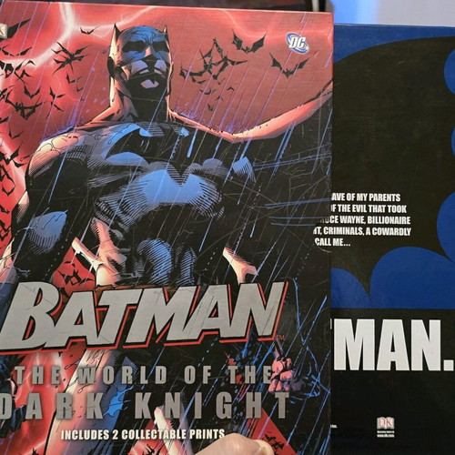 Batman The World of the Dark Knight book like new with hardcover and collectible cards