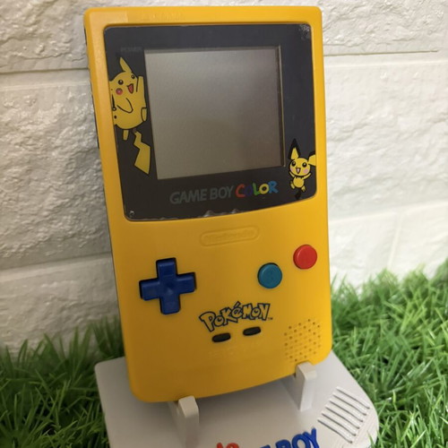 Game Boy Color Pikachu Edition like new with replaced shell