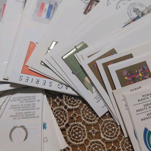 Συλλογή 140 FDC Ο.Η.Ε. καινούργια, πλήρη έτη 1980-1992 με φακέλους