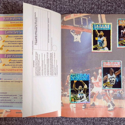 Panini NBA Basketball 1995-1996 album like new