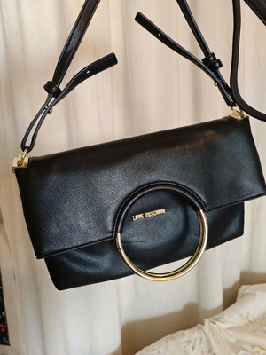 Love Moschino Accessories crossbody bag like new, black leather