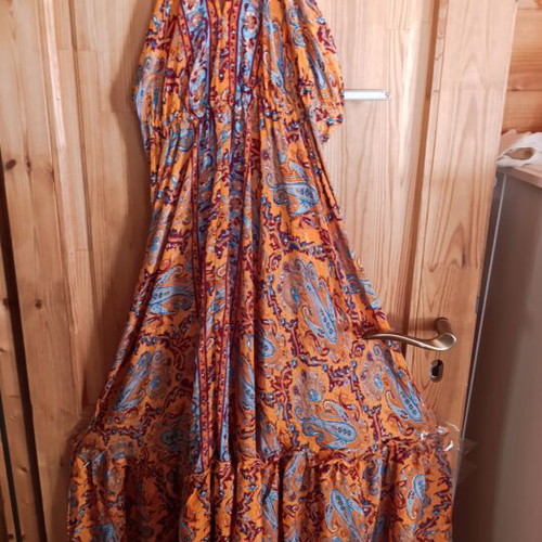 Silk multicolor dress new