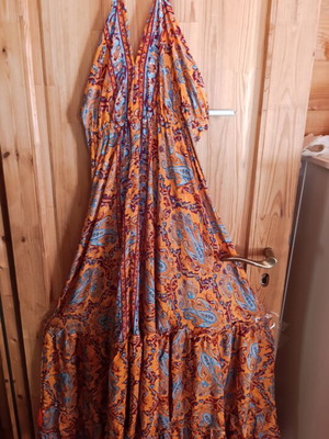 Silk multicolor dress new
