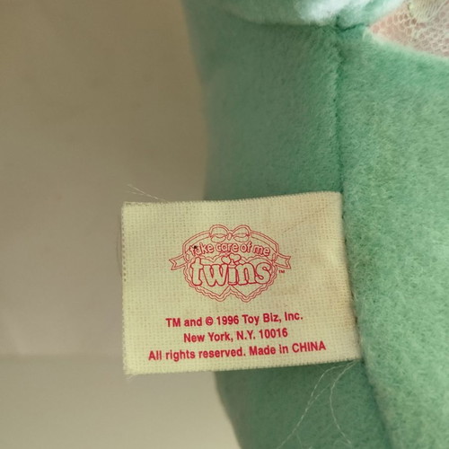 Vintage 1996 Take Care Of Me Twins baby dolls used