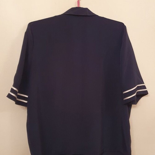 Short-sleeve dark blue shirt like new, size XL
