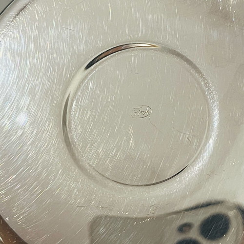 Fink Living silver-plated container used with mirror finish