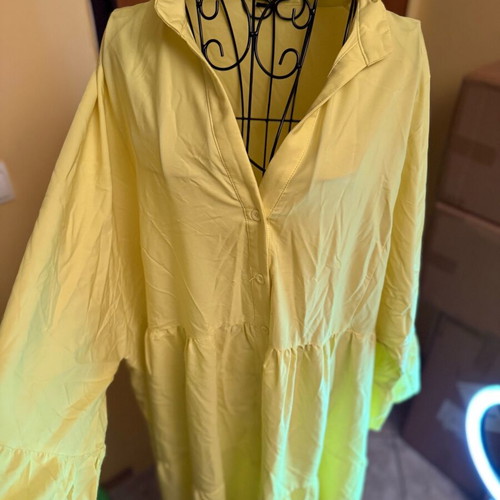 Yellow Maxi Dress Oversized like new