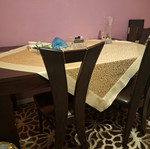 Τραπεζαρία με 3 καρέκλες μεταχειρισμένη, Μ160×Π90×Υ80cm