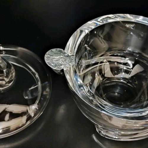 Crystal Fountain/Sugar Bowl Krosno
