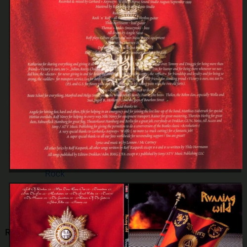 Running Wild Victory CD used, album, digipak
