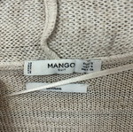 Mango Suit beige linen long cardigan, size S