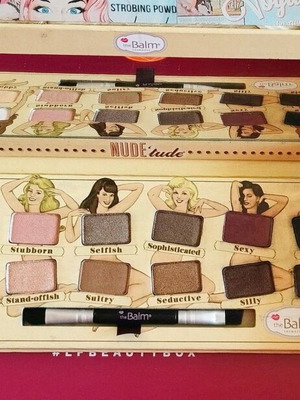 Nude Tude eyeshadow palette by The Balm like new